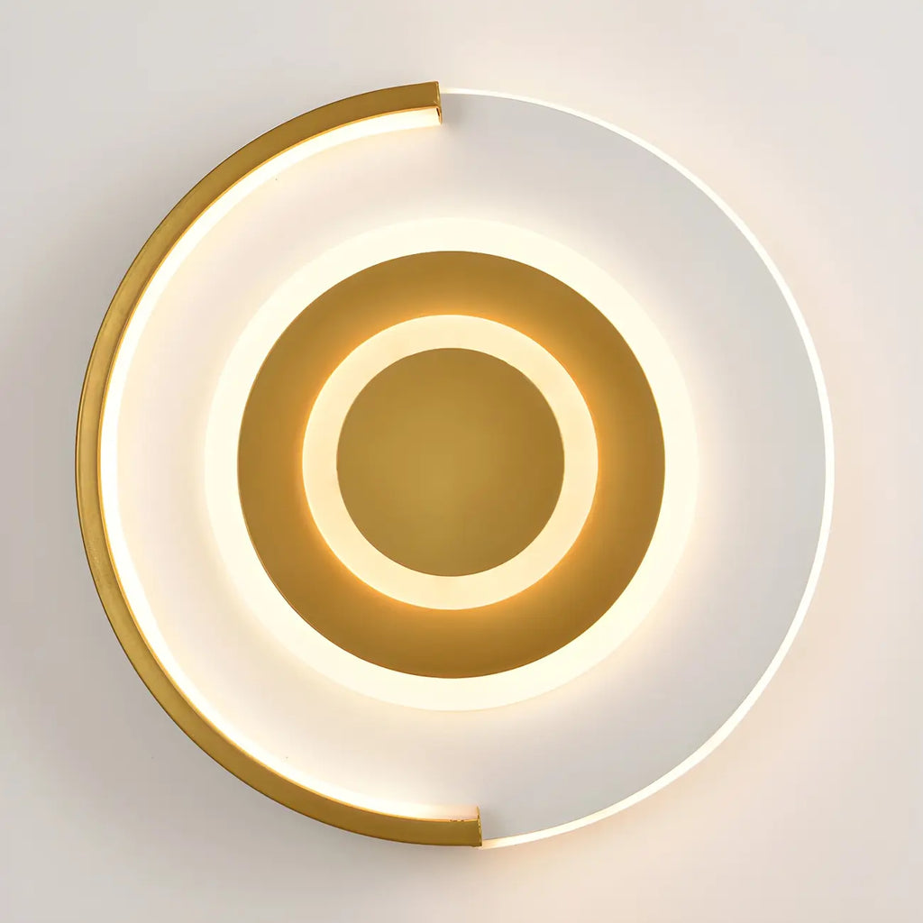 Circular LED Wall Sconce with Cartoon Pattern for kids Bedroom