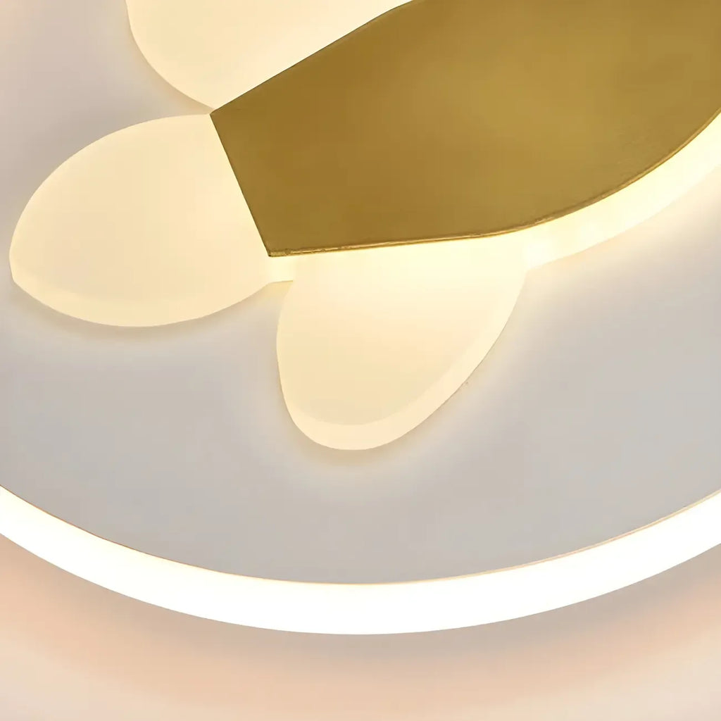 Circular LED Wall Sconce with Cartoon Pattern for kids Bedroom