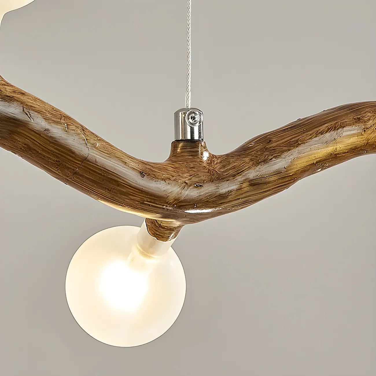 Modern Brown Glass Linear Island Pendant Light