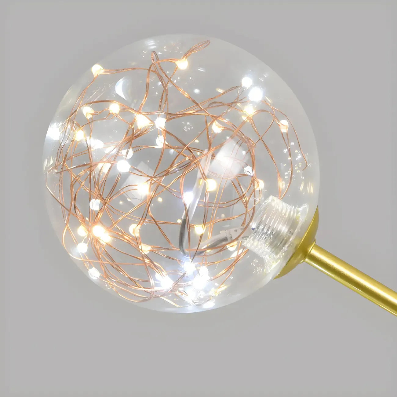 Modern Golden Globe Sputnik Chandelier for Living Room