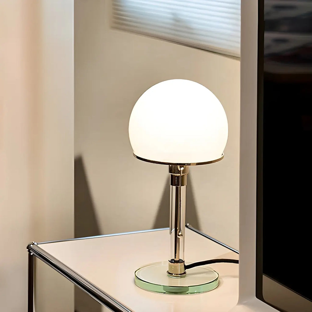 Minimalist  Dome Task Table Lamp with Pull Chain