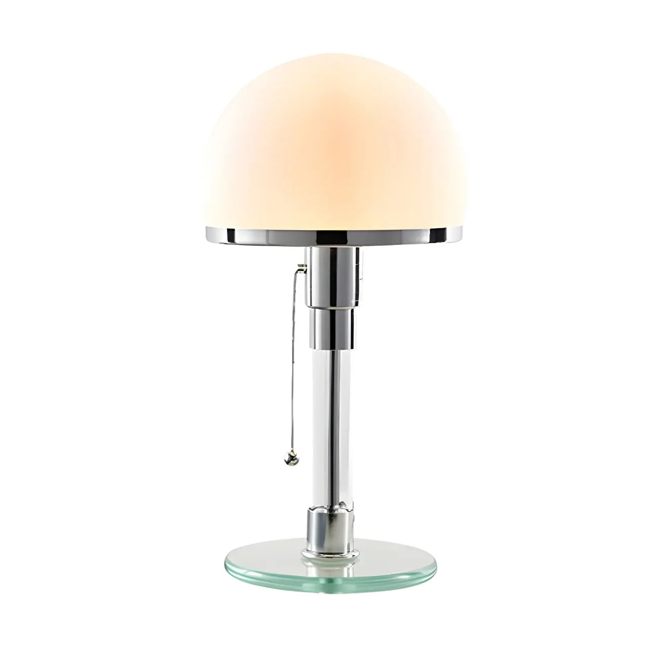 Minimalist  Dome Task Table Lamp with Pull Chain