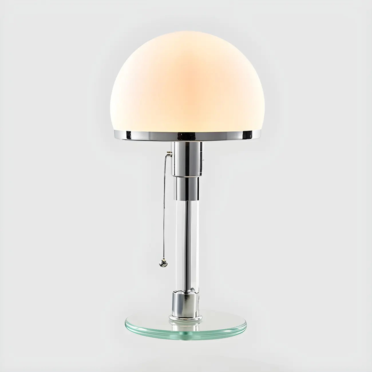 Minimalist  Dome Task Table Lamp with Pull Chain