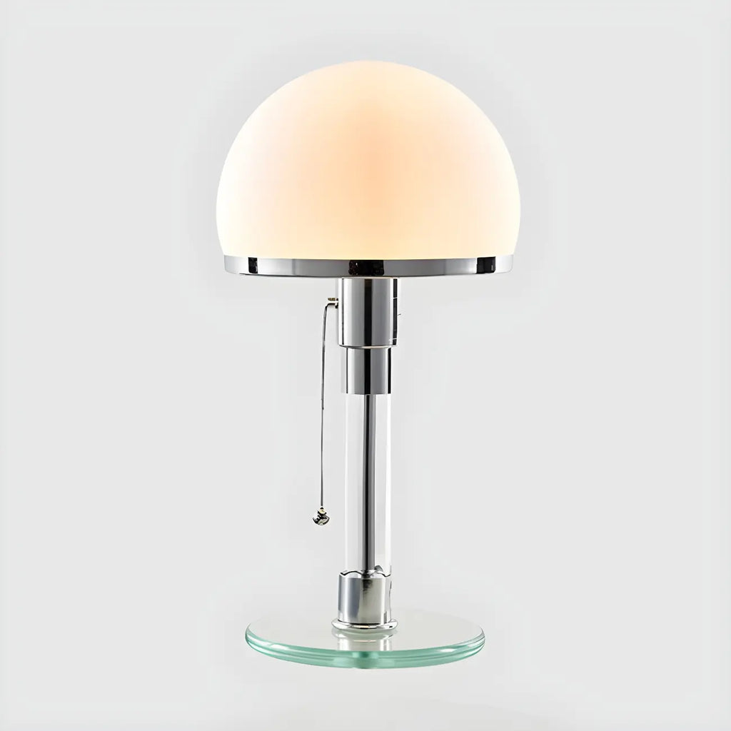 Minimalist  Dome Task Table Lamp with Pull Chain