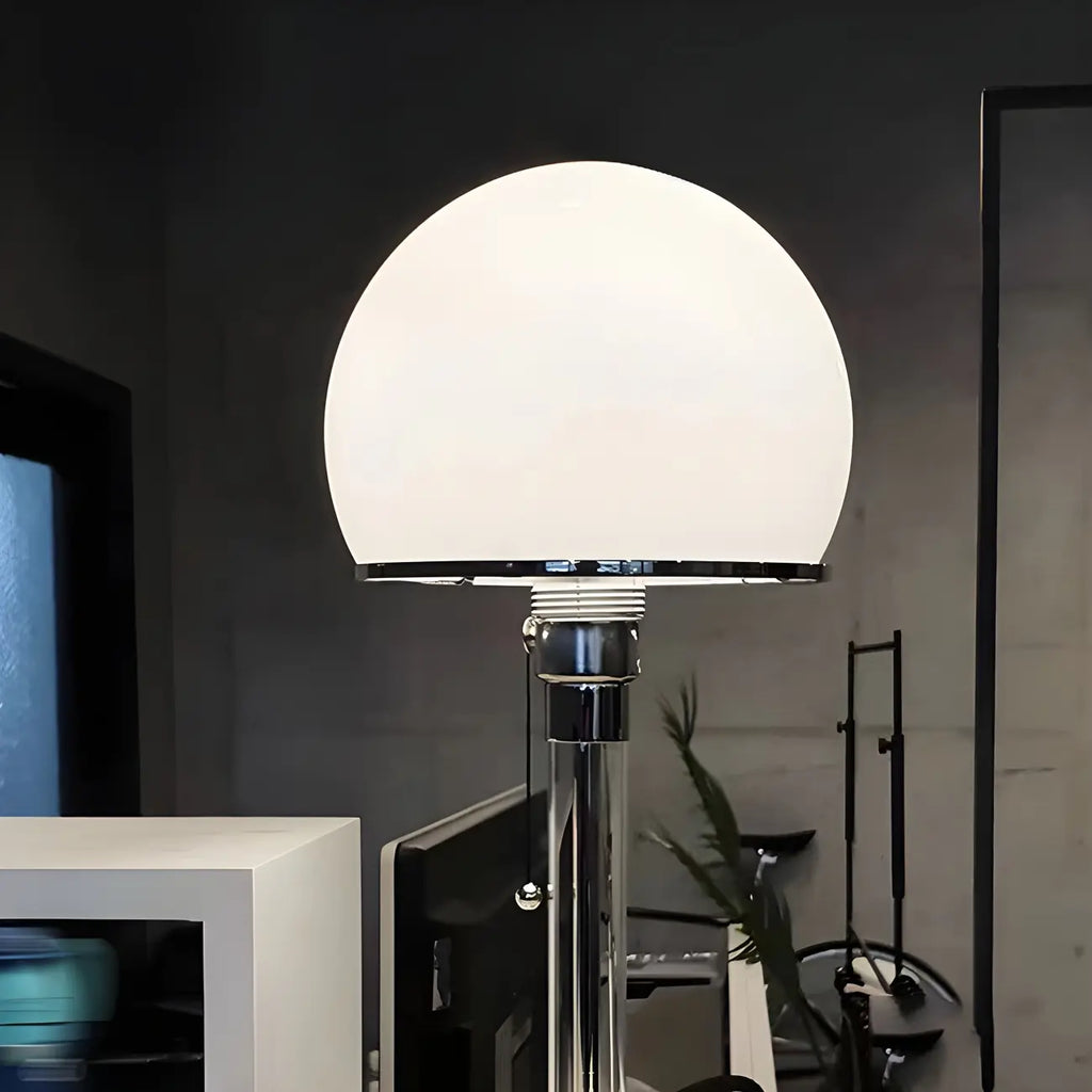 Minimalist  Dome Task Table Lamp with Pull Chain