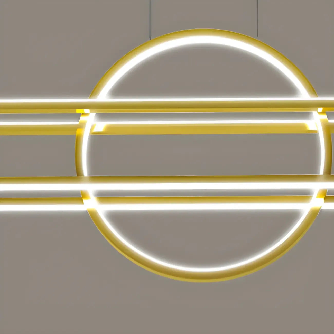 Adjustable Modern Iron Linear Pendant Light