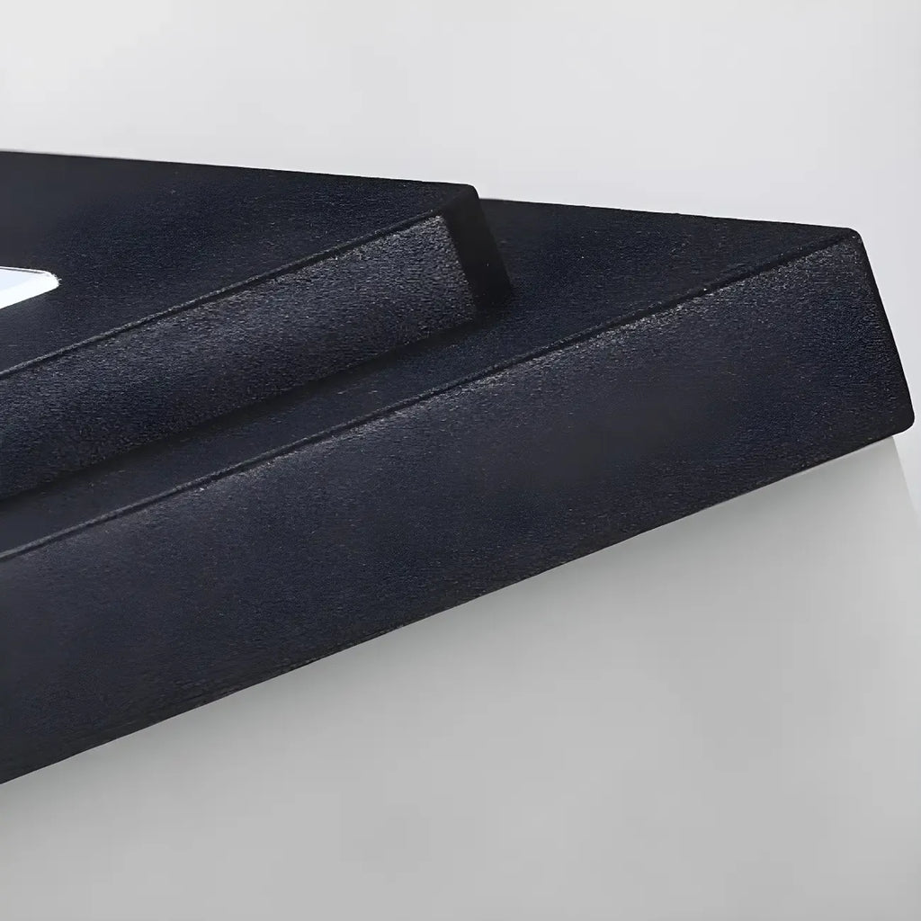 Modern Solar White Cube Outdoor Post Lights