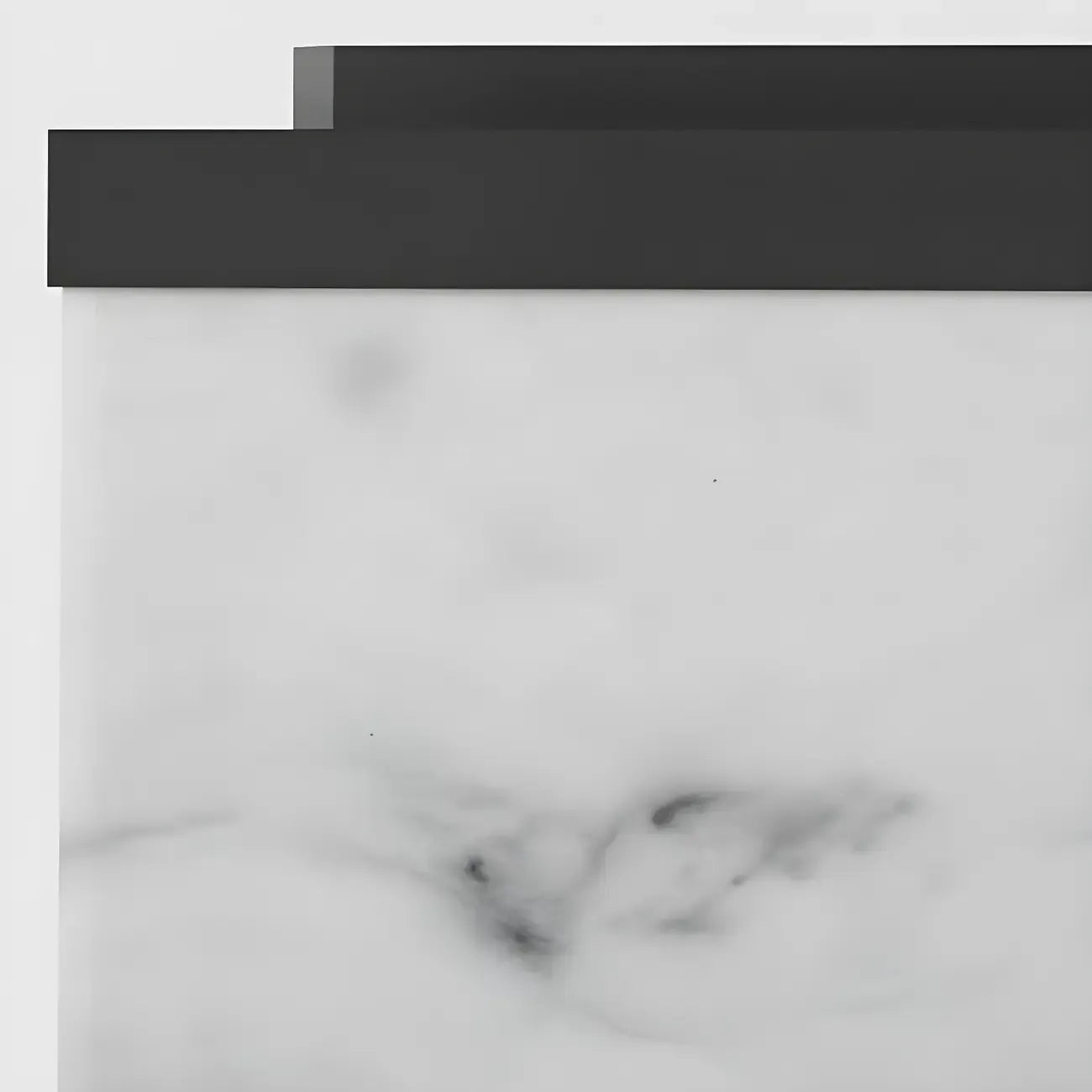 Modern Solar White Cube Outdoor Post Lights