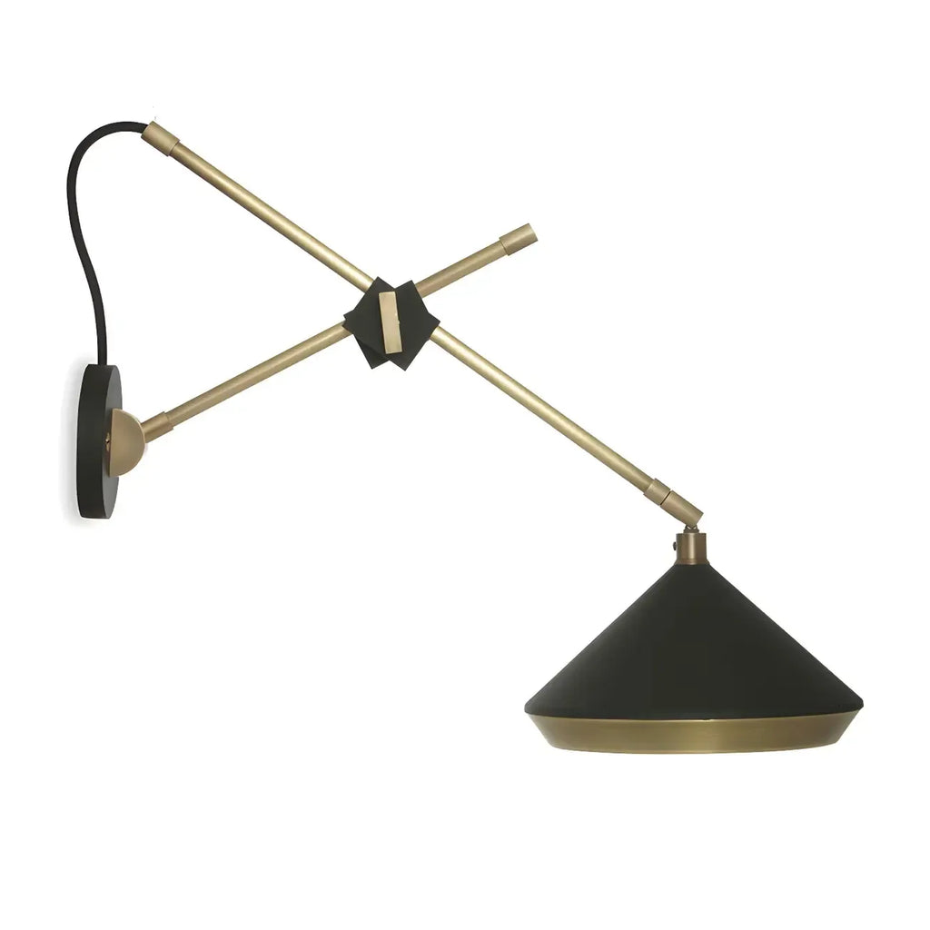 Modern Metal Adjustable Swing Arm Wall Light