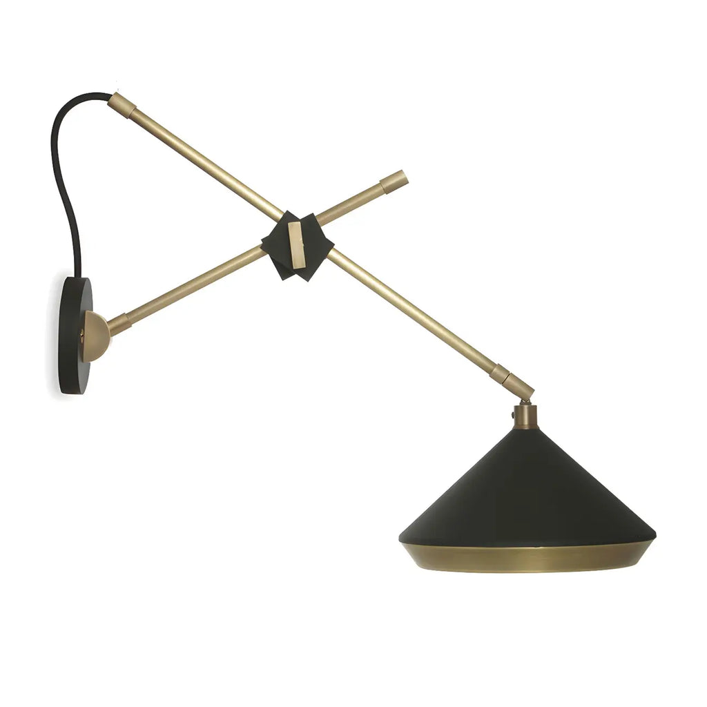 Modern Metal Adjustable Swing Arm Wall Light