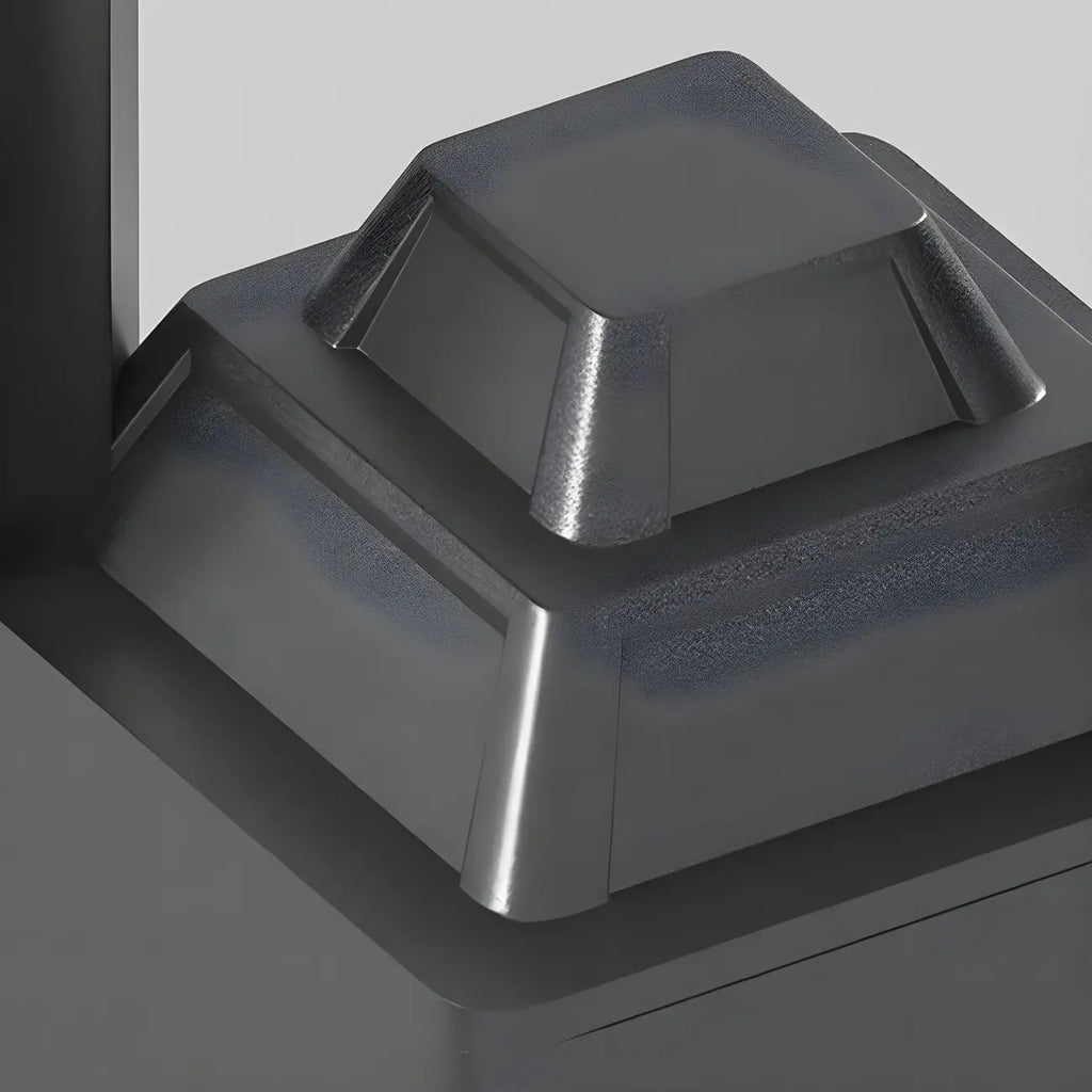 Stylish Solar Black LED Metal Outdoor Post Lights