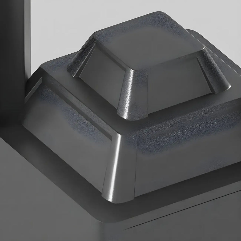 Stylish Solar Black LED Metal Outdoor Post Lights