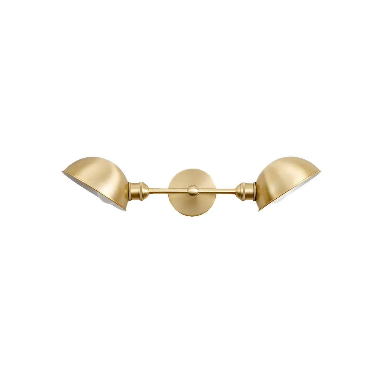 Traditional Dome Vanity Light Dual Bulbs for Bathroom Fixture