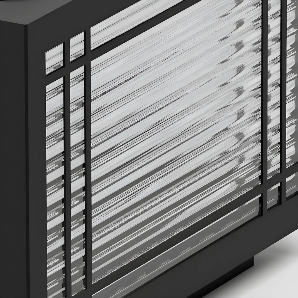 Solar Black Warm Light LED Outdoor Post Lights