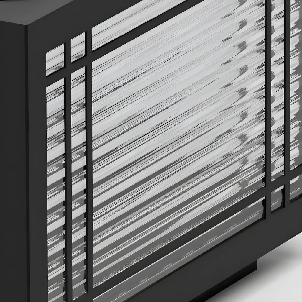 Solar Black Warm Light LED Outdoor Post Lights