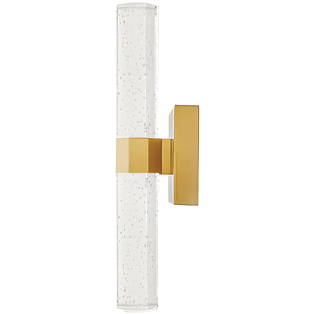 Stylish LED Vanity Light with Crystal Shade for Bathroom