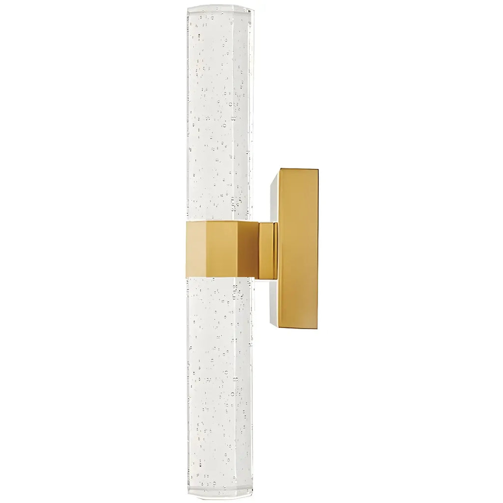 Stylish LED Vanity Light with Crystal Shade for Bathroom