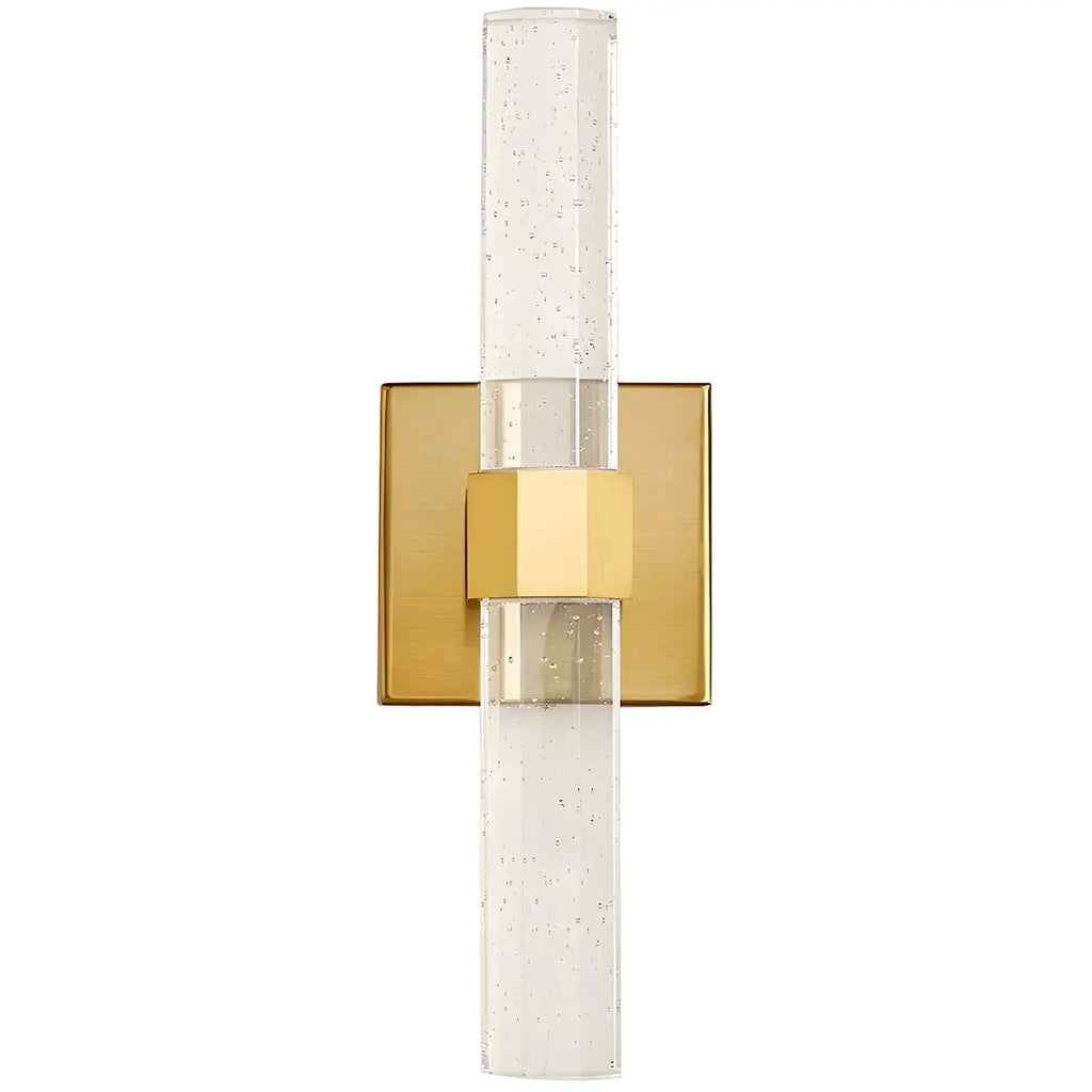 Stylish LED Vanity Light with Crystal Shade for Bathroom