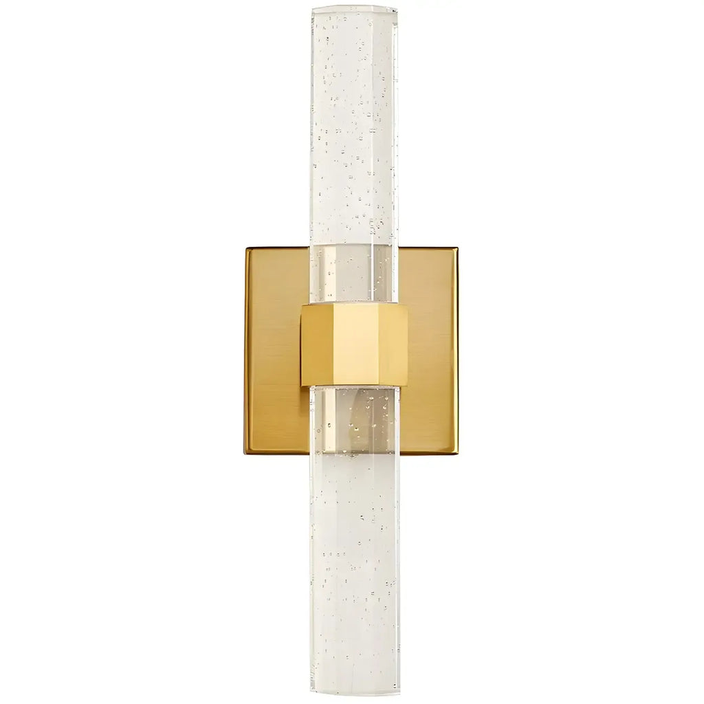 Stylish LED Vanity Light with Crystal Shade for Bathroom