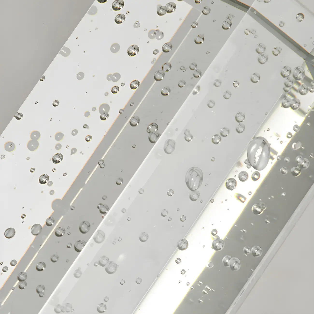 Stylish LED Vanity Light with Crystal Shade for Bathroom