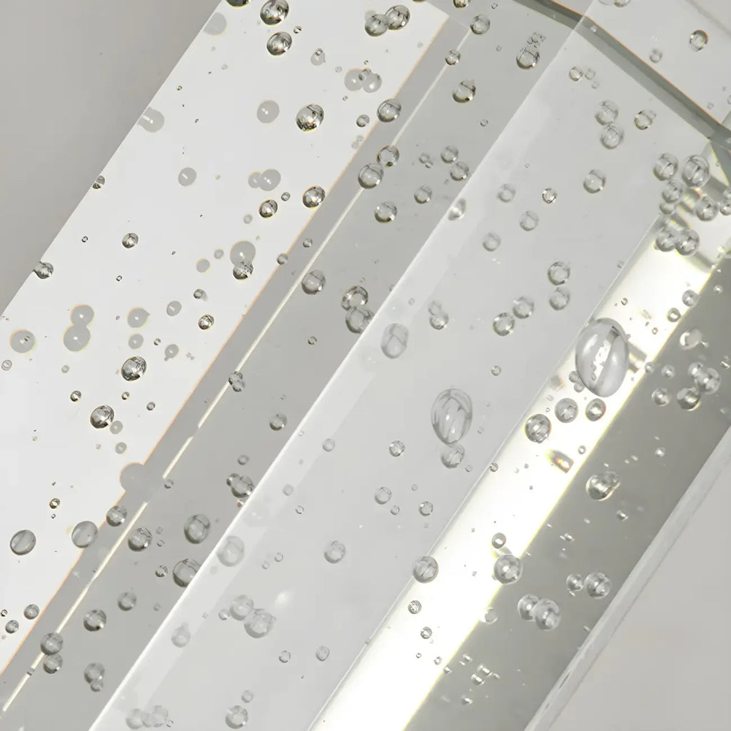 Stylish LED Vanity Light with Crystal Shade for Bathroom