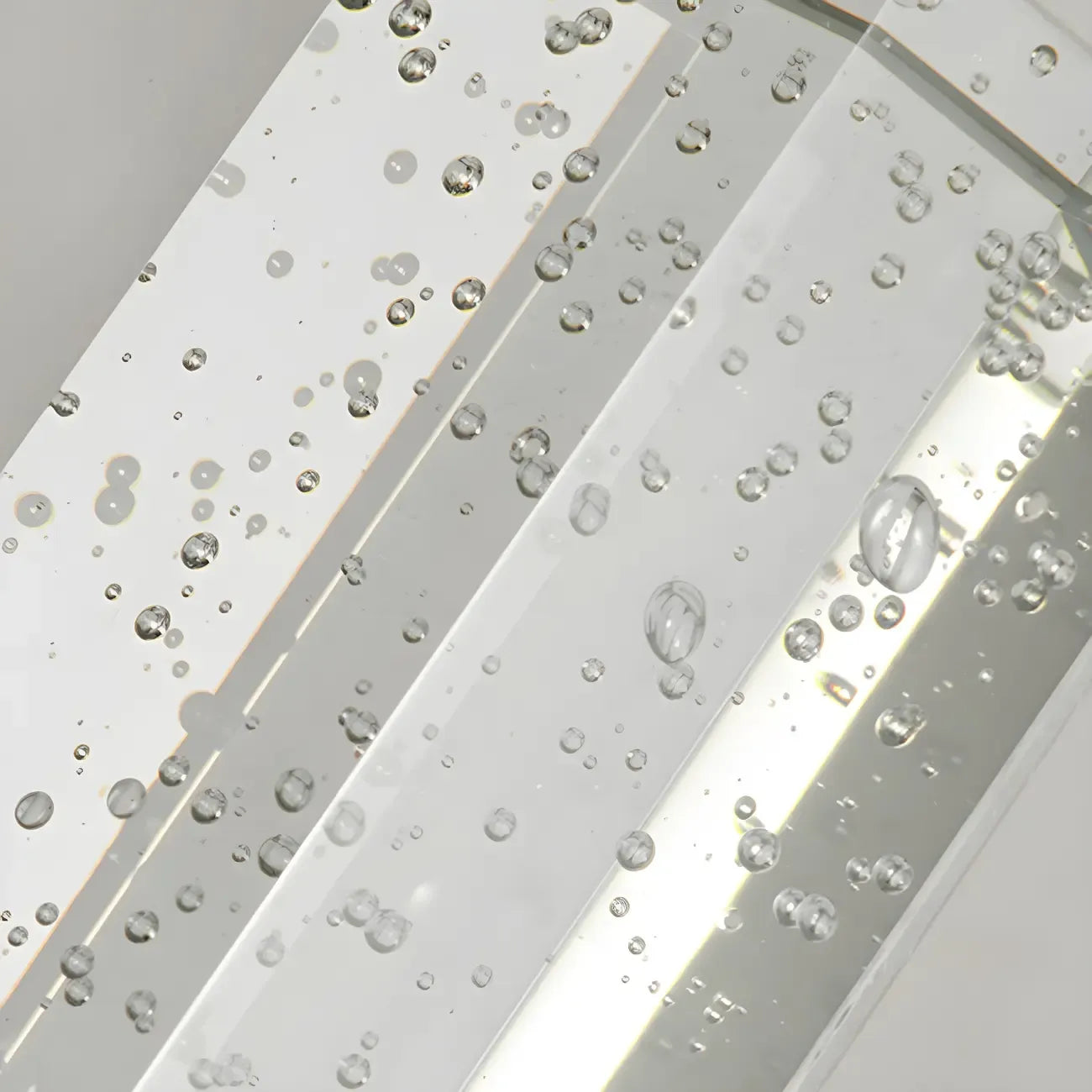 Stylish LED Vanity Light with Crystal Shade for Bathroom