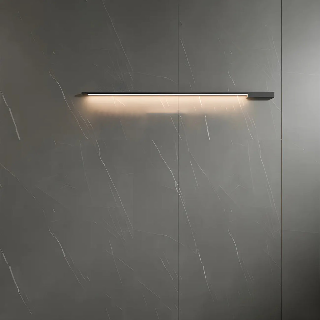 Stylish Sleek Modern Black Linear LED Vanity Wall Light