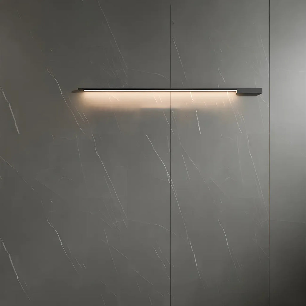 Stylish Sleek Modern Black Linear LED Vanity Wall Light