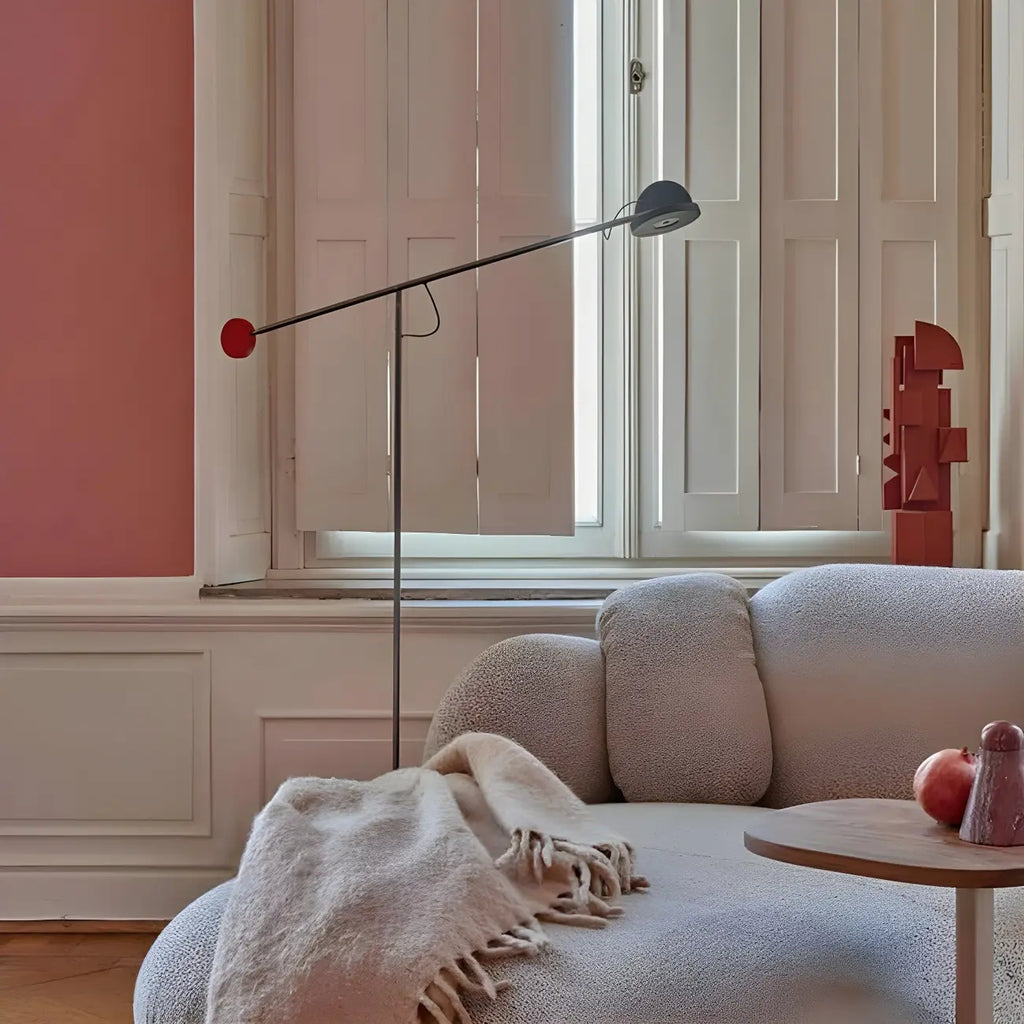 Modern Balance Arm LED Floor Lamp Metal for Living Room