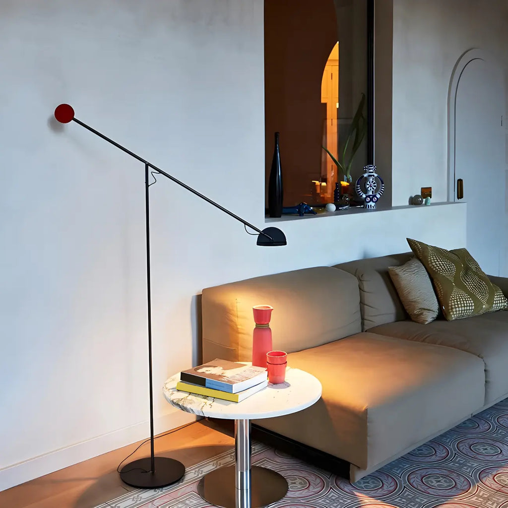 Modern Balance Arm LED Floor Lamp Metal for Living Room
