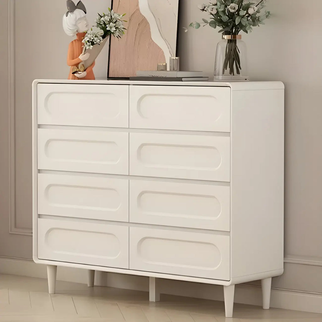 Modern White Wooden Dressers & Chests with Drawers for Homes