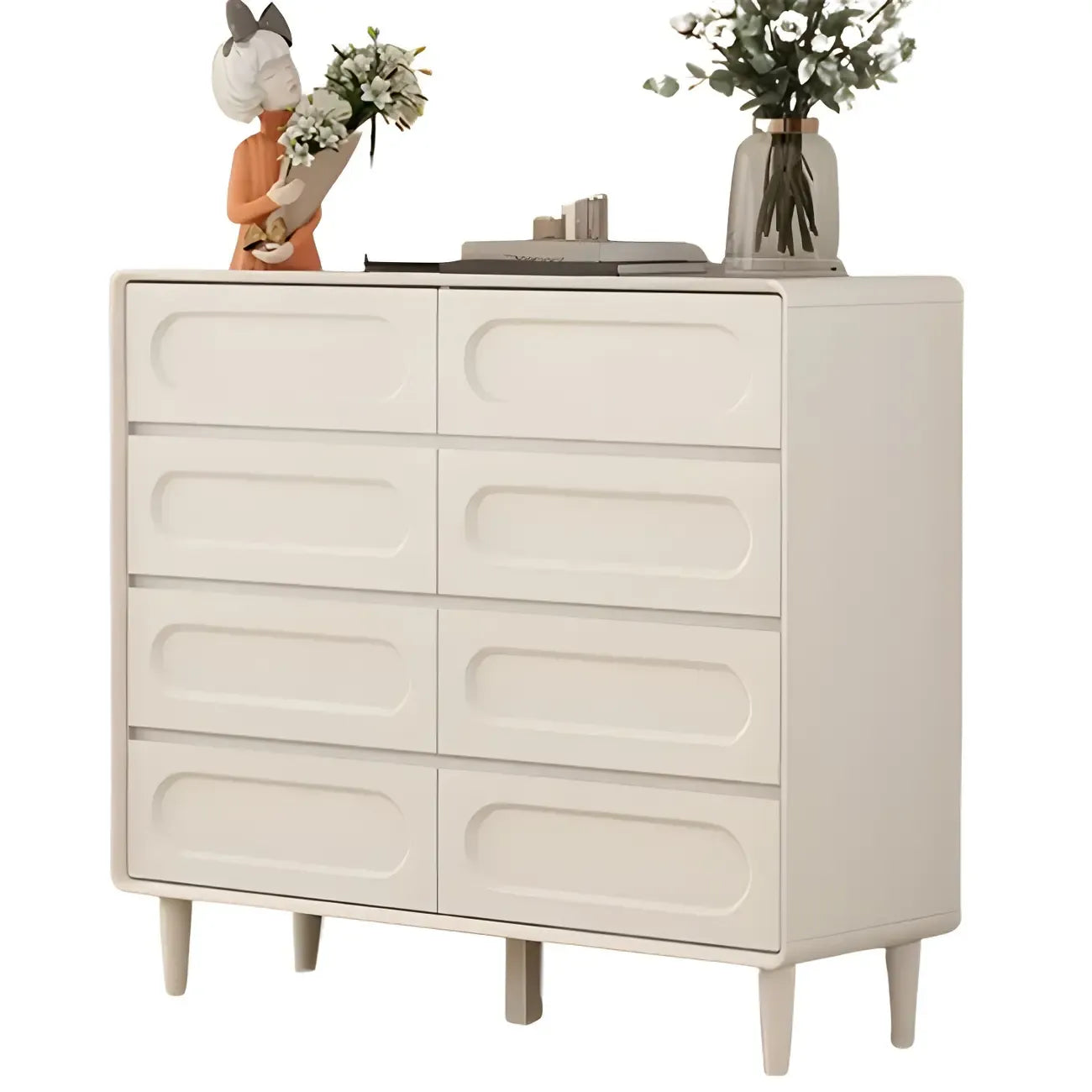 Modern White Wooden Dressers & Chests with Drawers for Homes