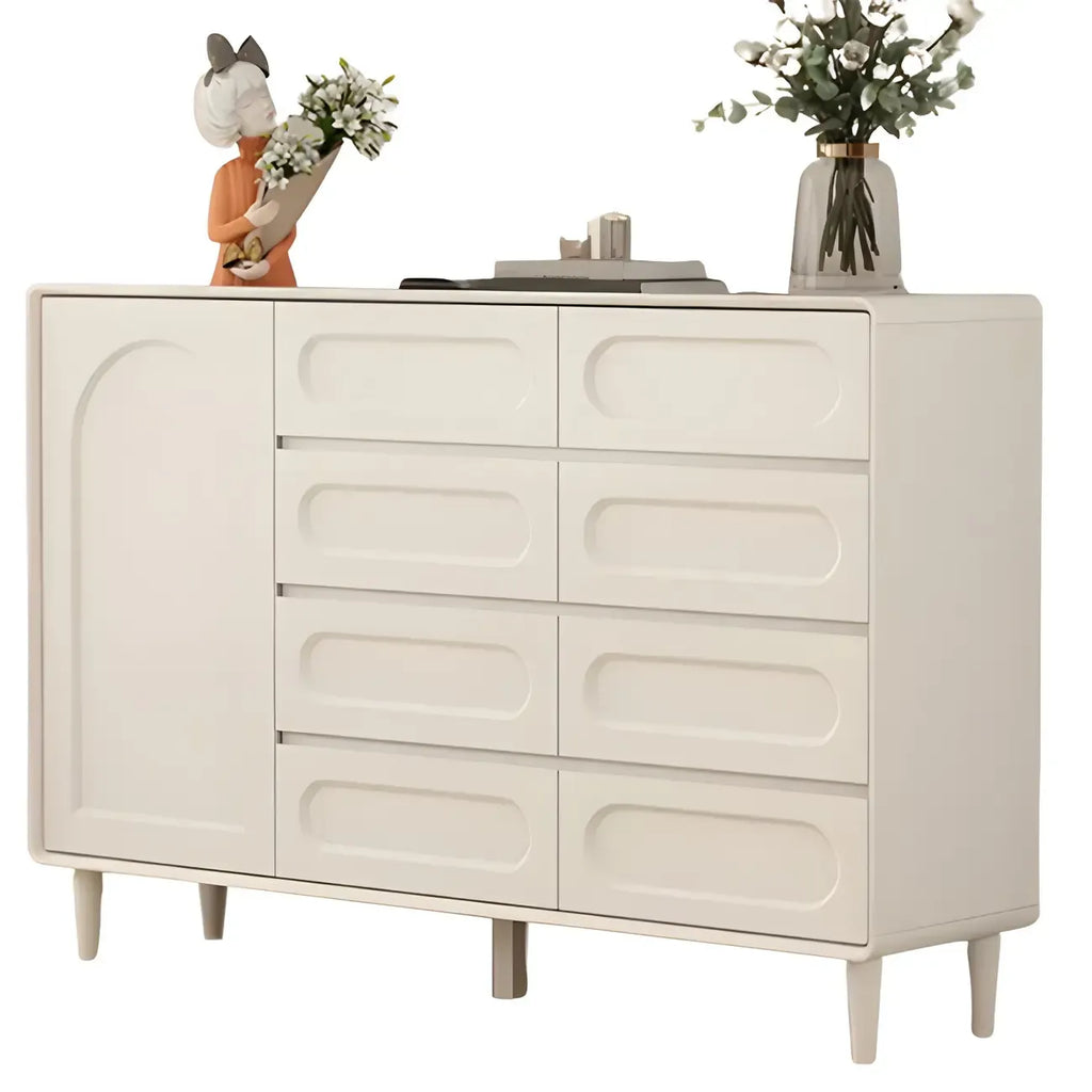 Modern White Wooden Dressers & Chests with Drawers for Homes