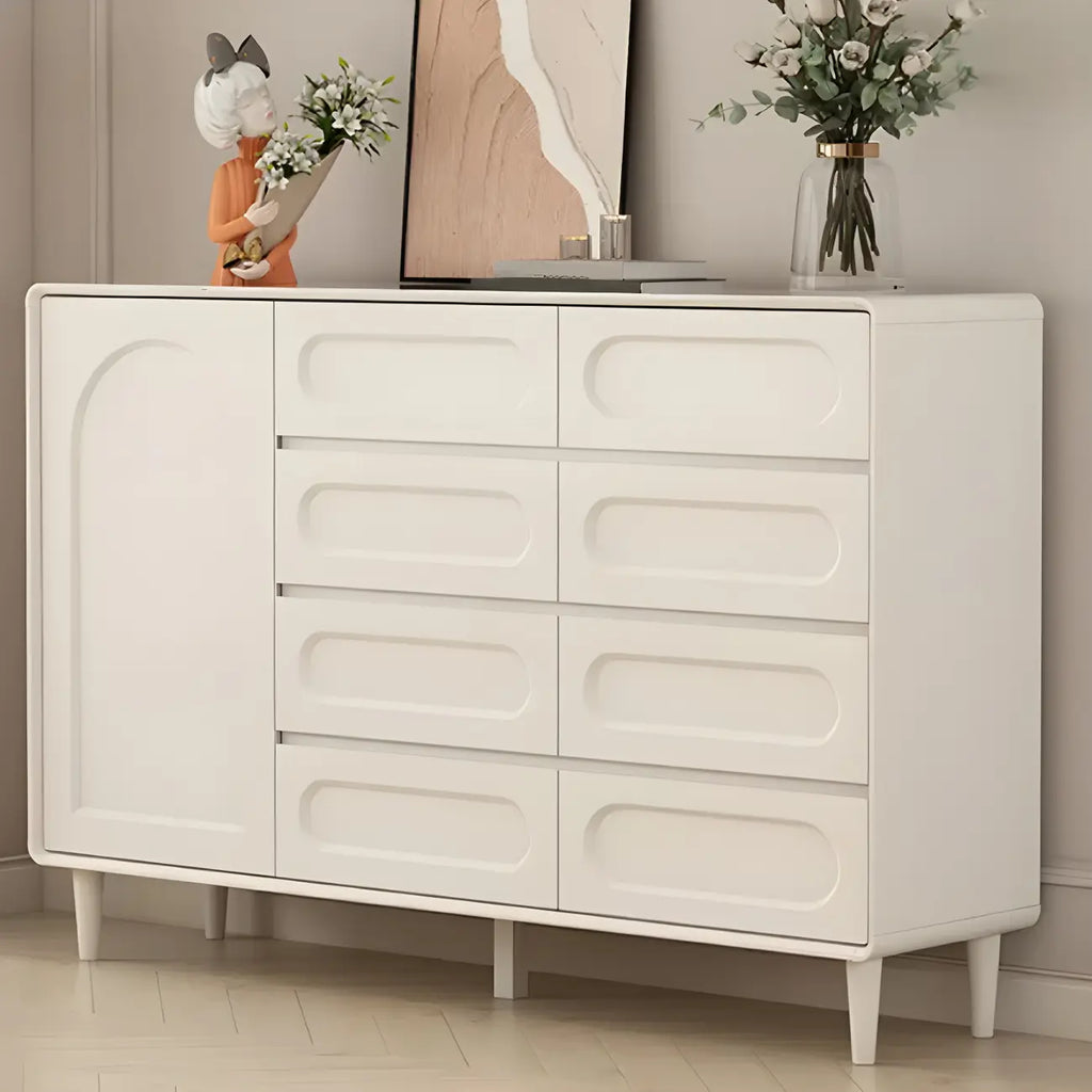 Modern White Wooden Dressers & Chests with Drawers for Homes