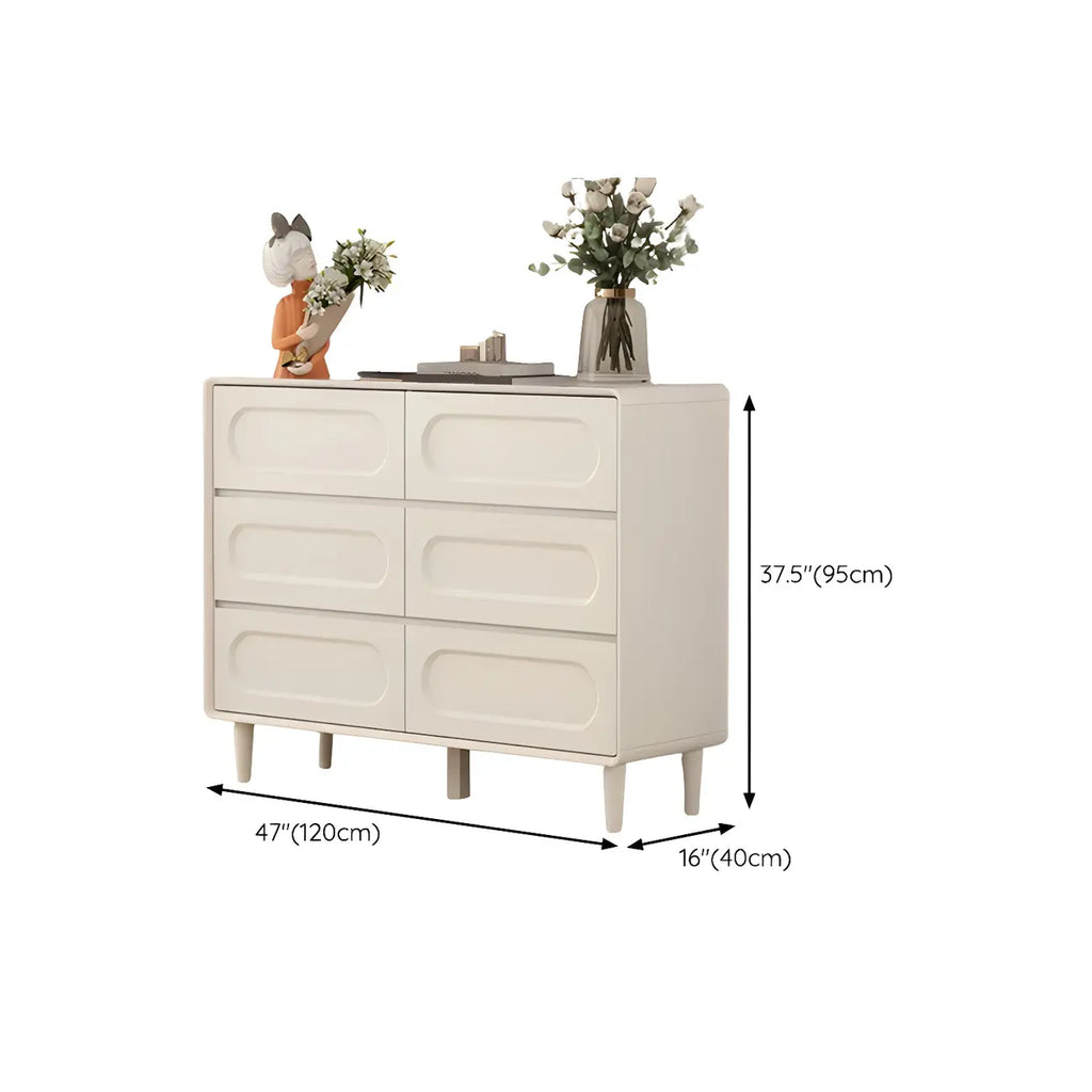 Modern White Wooden Dressers & Chests with Drawers for Homes