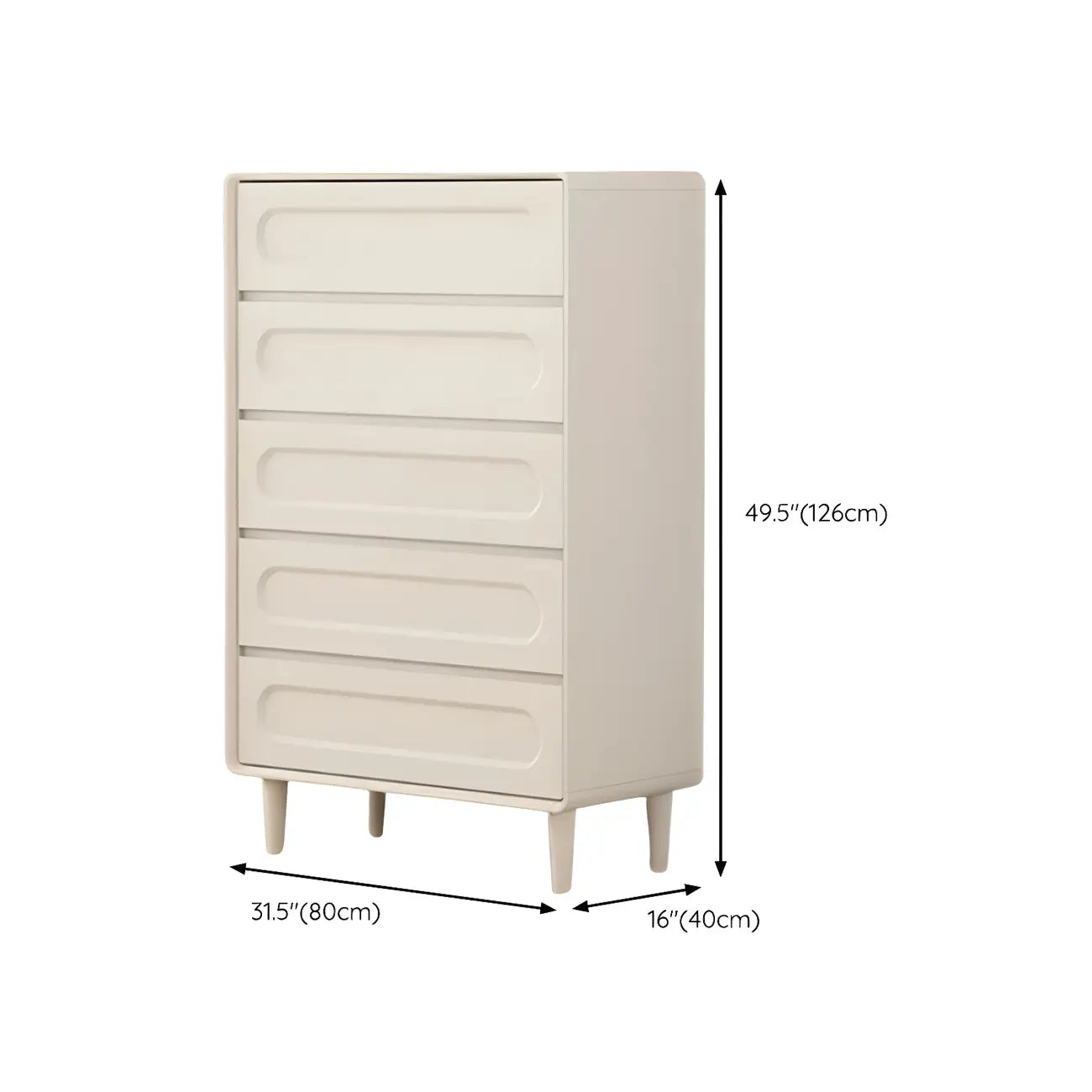 Modern White Wooden Dressers & Chests with Drawers for Homes