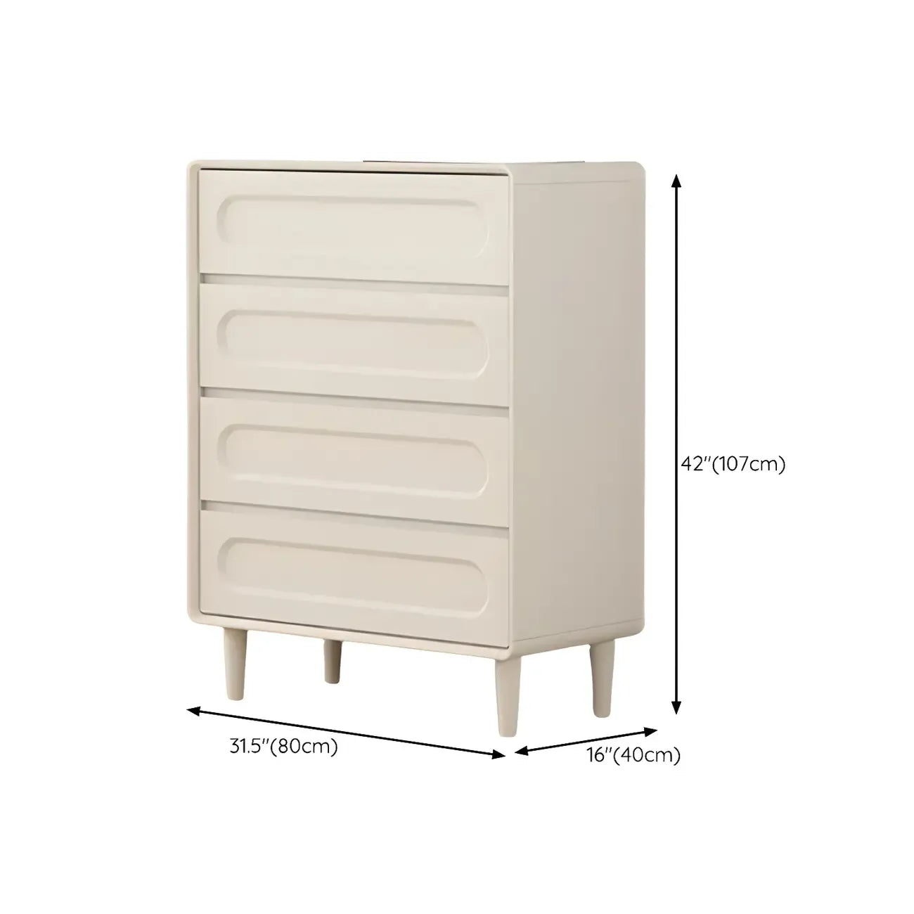 Modern White Wooden Dressers & Chests with Drawers for Homes